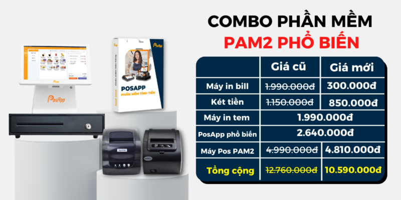 Combo5: PAm2 + 1 năm phổ biến