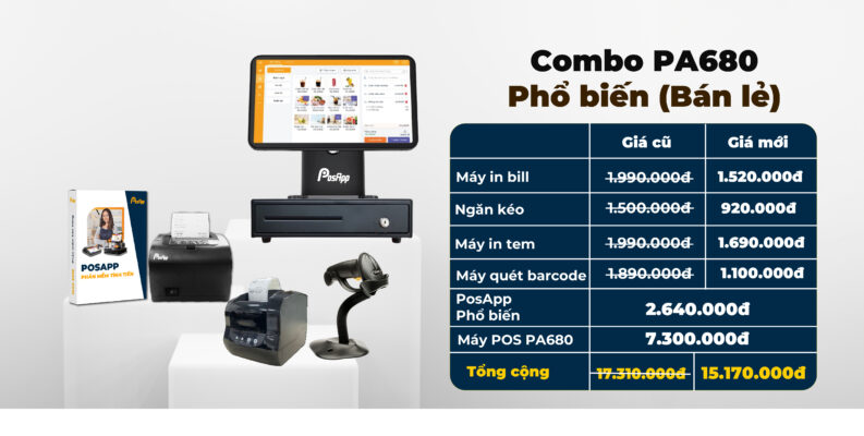 combo pa680 ban le