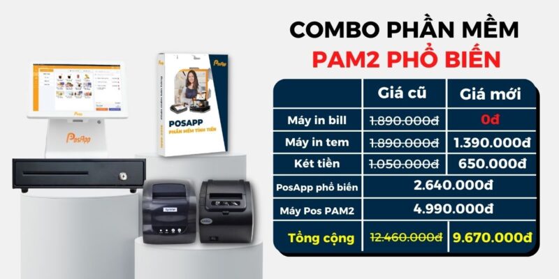 Combo PAM2 + 1 năm phổ biến
