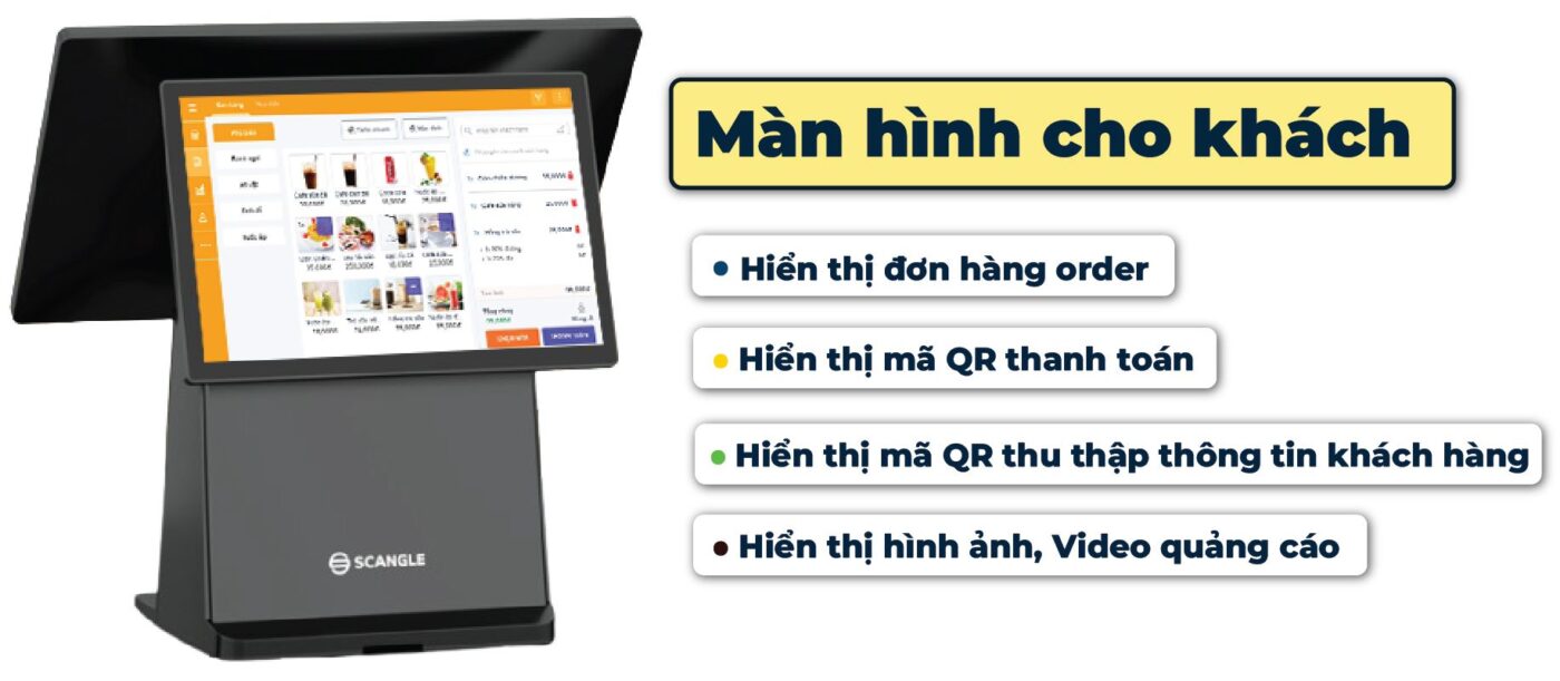 màn hình phụ hiển thị thông tin