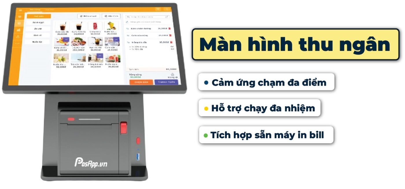 màn hình thu ngân