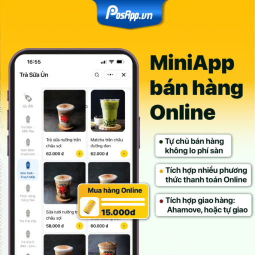 miniapp bán hàng online