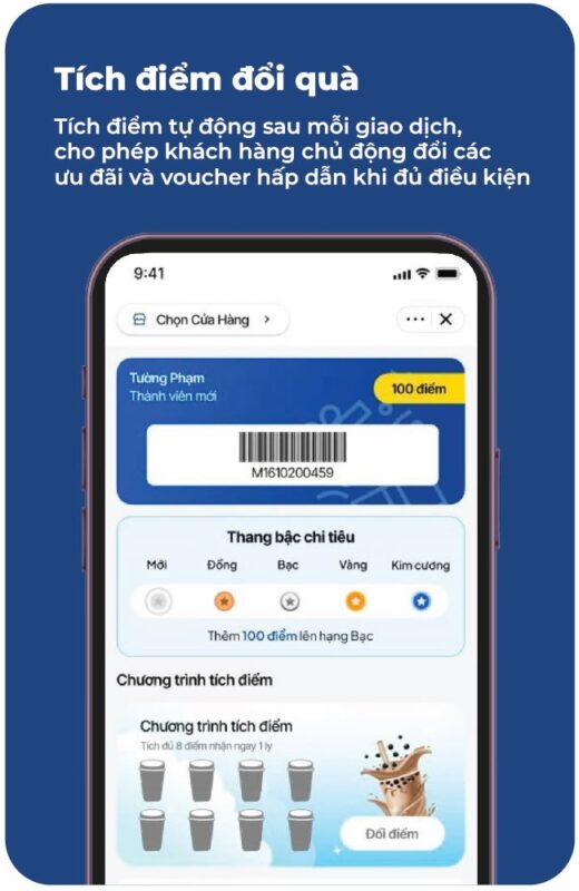 tích điểm đổi quà